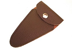 Чехол для маникюрных инструментов кожаный b0002 light brown
